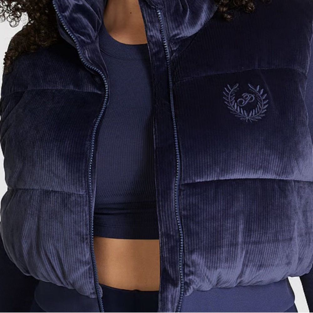 crop vest from pink (victoria secret)